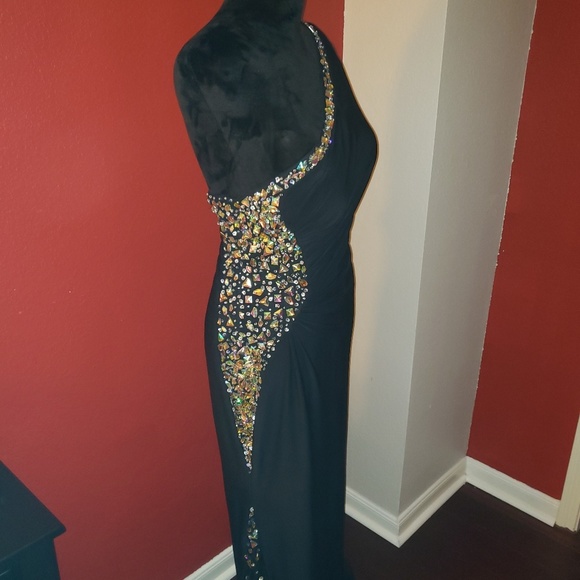 Formal Black Dress - Picture 3 of 3